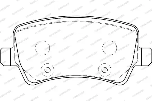 накладки WAGNER WBP24496A