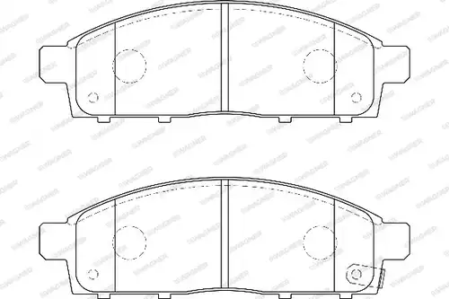накладки WAGNER WBP24529A