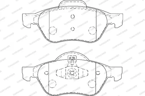 накладки WAGNER WBP24535A