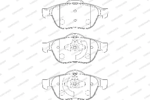 накладки WAGNER WBP24536A