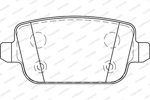 накладки WAGNER WBP24537A