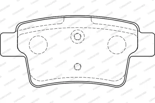 накладки WAGNER WBP24540A