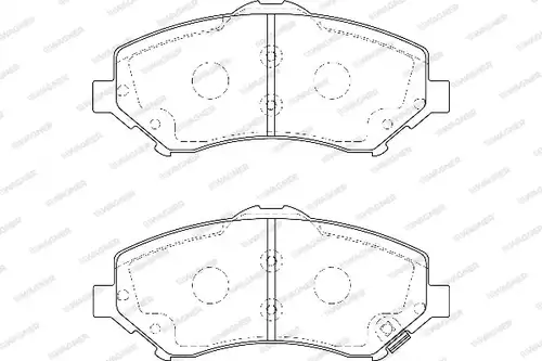 накладки WAGNER WBP24604A
