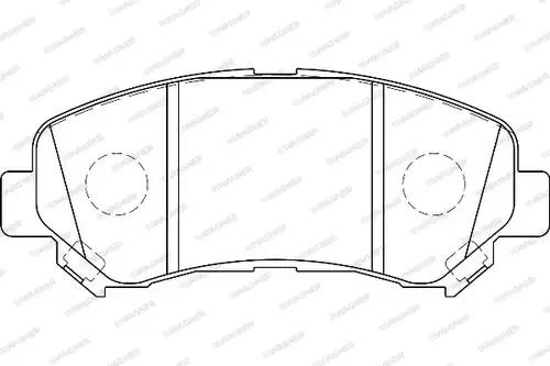 накладки WAGNER WBP24632A
