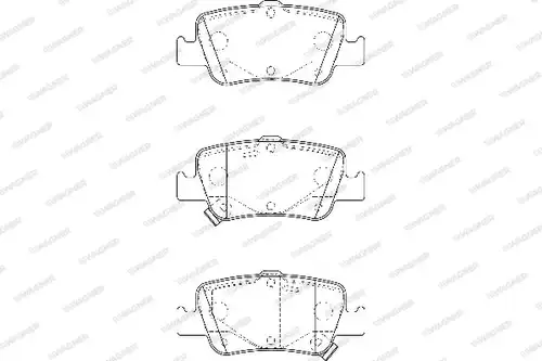 накладки WAGNER WBP24664A