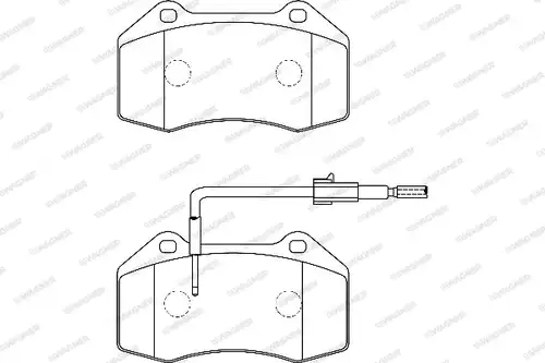 накладки WAGNER WBP24687A