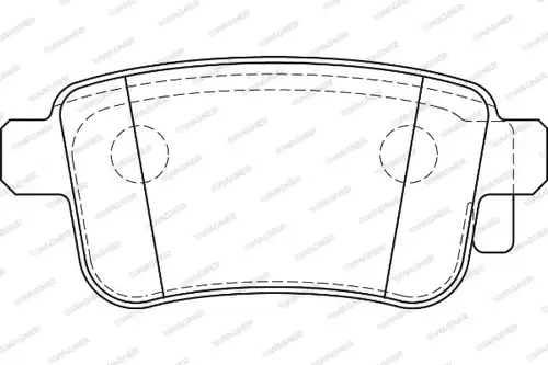 накладки WAGNER WBP24692A