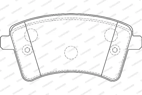 накладки WAGNER WBP24693A
