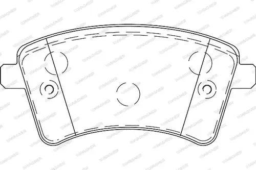 накладки WAGNER WBP24693B