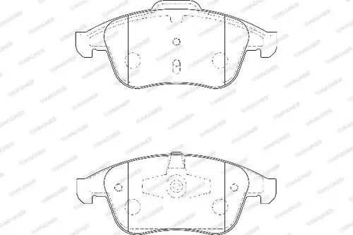 накладки WAGNER WBP24709A