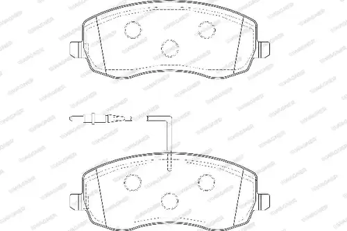 накладки WAGNER WBP24839A