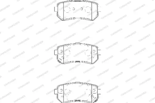 накладки WAGNER WBP24949A