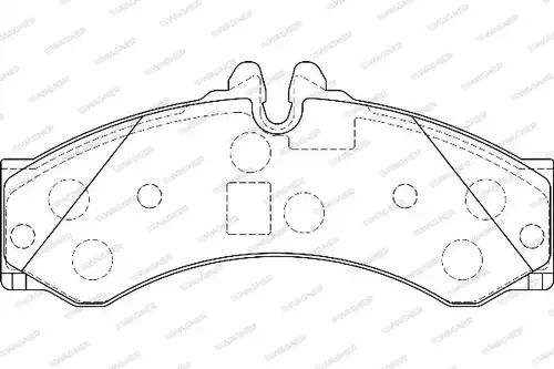 накладки WAGNER WBP29153A