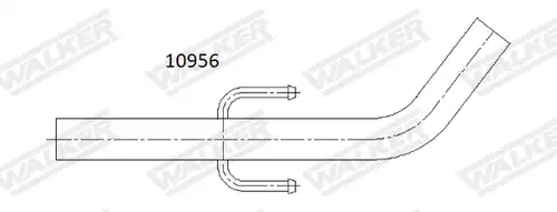 изпускателна тръба WALKER 10956