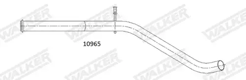 изпускателна тръба WALKER 10965