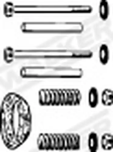 монтажен комплект, изпускателна система WALKER 15897