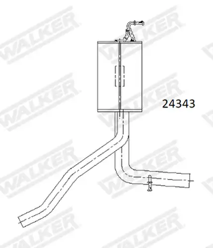 крайно гърне WALKER 24343