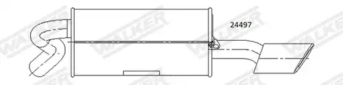 крайно гърне WALKER 24497