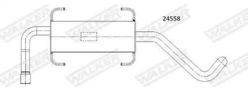 крайно гърне WALKER 24558