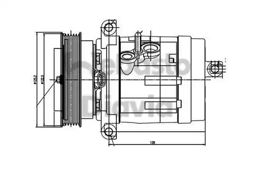 компресор за климатик WEBASTO 82D0155984A