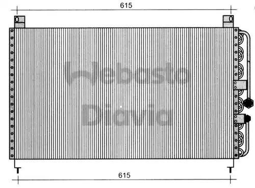 кондензатор, климатизация WEBASTO 82D0225052A