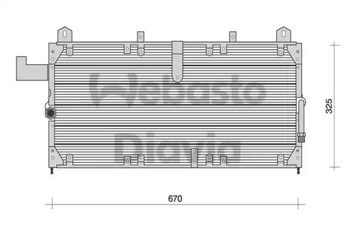 кондензатор, климатизация WEBASTO 82D0225066A