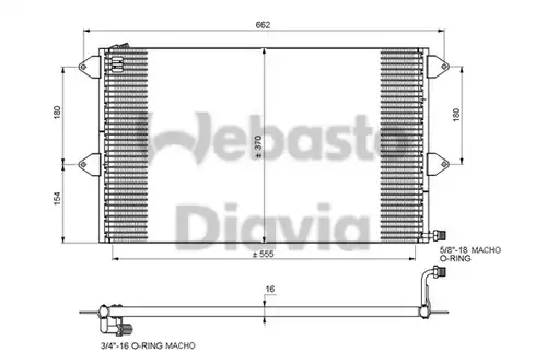 кондензатор, климатизация WEBASTO 82D0225100A