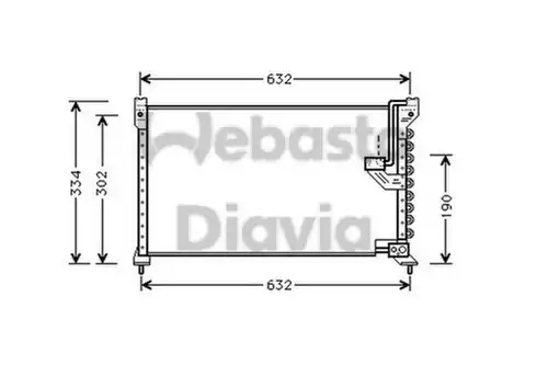 кондензатор, климатизация WEBASTO 82D0225149A