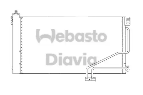 кондензатор, климатизация WEBASTO 82D0225678A