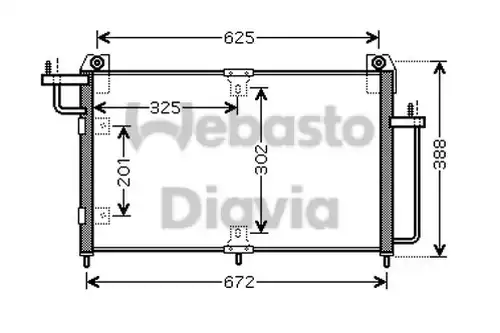 кондензатор, климатизация WEBASTO 82D0226216MA