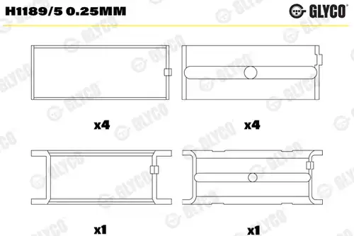 к-кт лагери колянов вал WILMINK GROUP WG1093944