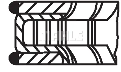 комплект сегменти WILMINK GROUP WG1104206