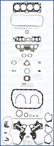 пълен комплект гарнитури, двигател WILMINK GROUP WG1164241