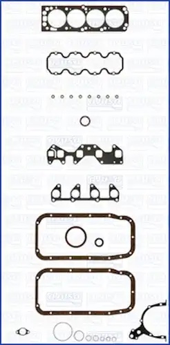 пълен комплект гарнитури, двигател WILMINK GROUP WG1164347