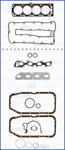 пълен комплект гарнитури, двигател WILMINK GROUP WG1164350