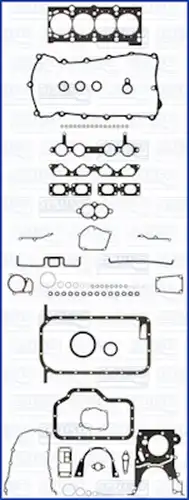 пълен комплект гарнитури, двигател WILMINK GROUP WG1164391