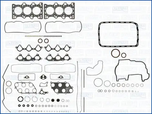 пълен комплект гарнитури, двигател WILMINK GROUP WG1164451