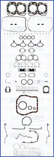 пълен комплект гарнитури, двигател WILMINK GROUP WG1164915