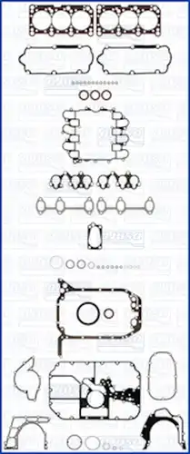 пълен комплект гарнитури, двигател WILMINK GROUP WG1165003