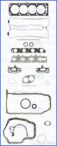 пълен комплект гарнитури, двигател WILMINK GROUP WG1165123