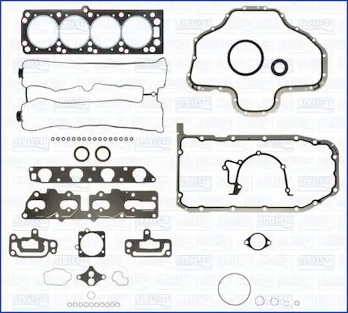 пълен комплект гарнитури, двигател WILMINK GROUP WG1165156