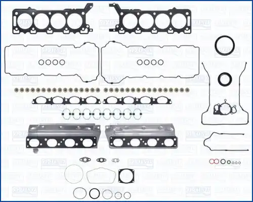 пълен комплект гарнитури, двигател WILMINK GROUP WG1165684