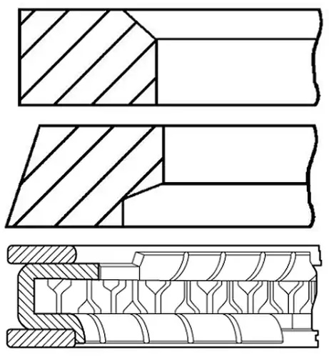 комплект сегменти WILMINK GROUP WG1187540