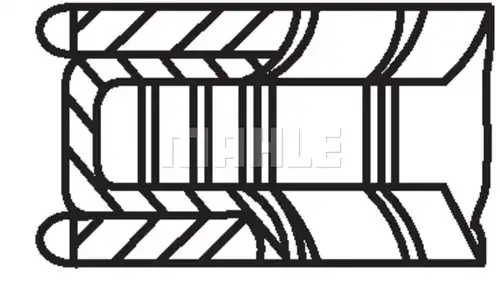 комплект сегменти WILMINK GROUP WG1213455