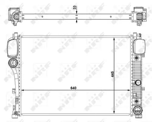 воден радиатор WILMINK GROUP WG1722645