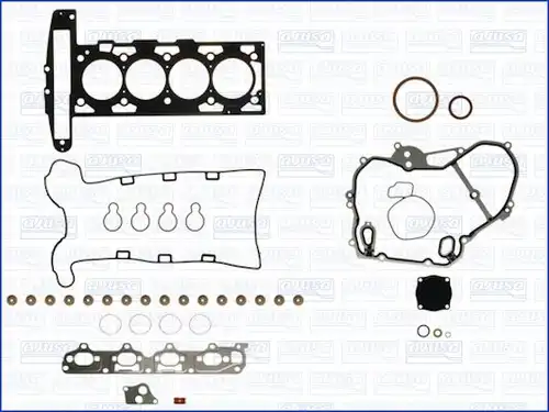 пълен комплект гарнитури, двигател WILMINK GROUP WG1752258