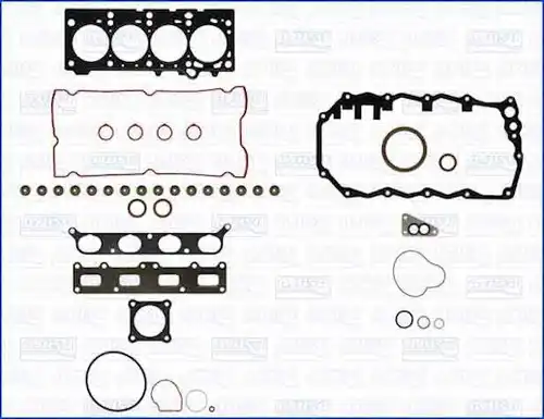 пълен комплект гарнитури, двигател WILMINK GROUP WG1752662