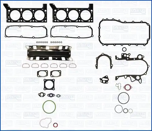 пълен комплект гарнитури, двигател WILMINK GROUP WG1752671