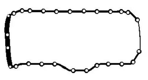 уплътнение, маслена вана (картер) WILMINK GROUP WG1765795