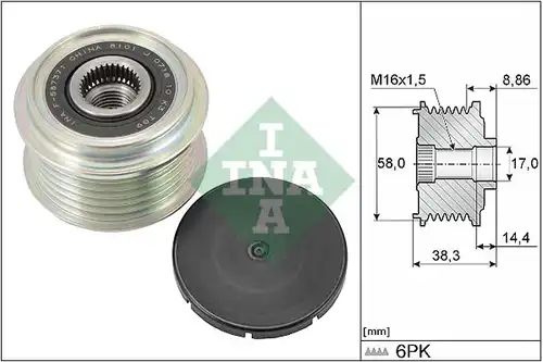 механизъм за свободен ход на генератор WILMINK GROUP WG1780547